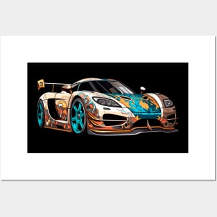 Shelvi car racing Posters and Art